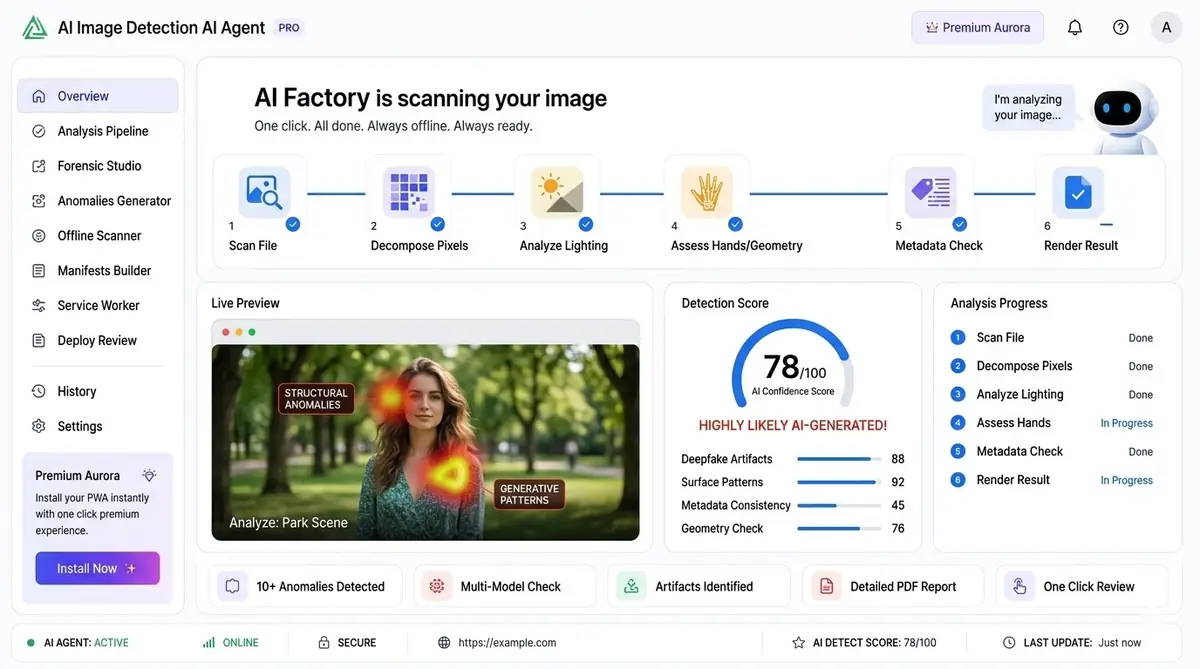 AI compliance matrix — example of the AI tool dashboard software